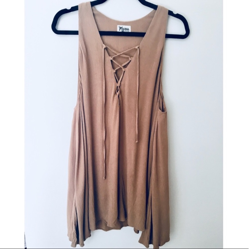 Show Me Your Mumu Lace Up Dress